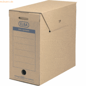 ELBA Archiv-Box Standard tric system 158x333x308mm Wellpappe naturbrau