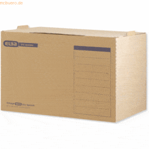 ELBA Archiv-Box tric system 490x350x319mm Wellpappe naturbraun