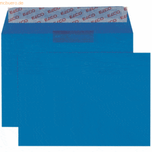 Elco Briefumschläge Color königsblau Haftklebung 100 g/qm VE=250 Stück