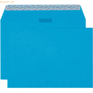 Elco Briefumschläge Color intensiv-blau Haftklebung 100 g/qm VE=200 St