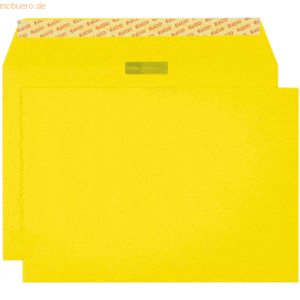 Elco Briefumschläge Color intensiv-gelb Haftklebung 100 g/qm VE=200 St