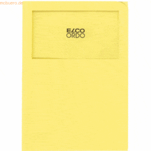 Elco Organisationsmappe Ordo classico Papier A4 220x310 mm gelb VE=100