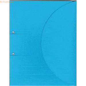 Elco Ablagemappe Ordo collecto A4 Karton 315 g/qm Grundfarben blau VE=