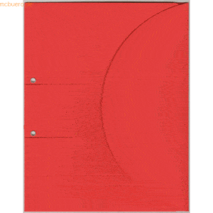 Elco Ablagemappe Ordo collecto A4 Karton 315 g/qm Grundfarben rot VE=1