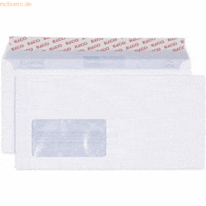 Elco Briefumschläge Proclima Box C5/6 weiß Haftklebung Innendruck Fens