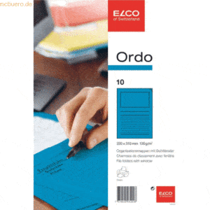 10 x Elco Organisationsmappe Ordo classico Papier A4 220x310 mm königs