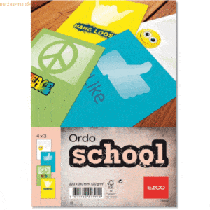 10 x Elco Organisationsmappe Ordo school Mix Papier A4 220x310 mm asso