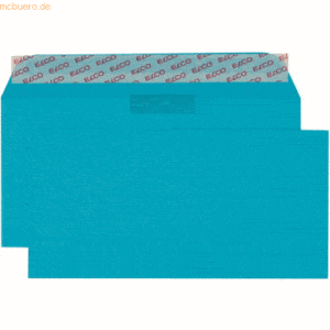 Elco Briefumschläge Color C5/6 intensiv blau Haftklebung Papier 100 g/