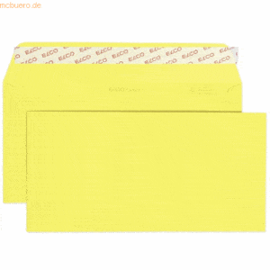 10 x Elco Briefumschläge Color C5/6 intensiv gelb H Papier 100 g/qm VE