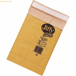 Elepa Papierpolstertasche Jiffy 0 Innenmaß 135x229mm braun