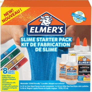 Elmers Glitzer-Kleber Slime Starter-Kit 4 Farben VE=8 Teile