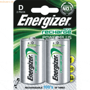 Energizer Akkus PowerPlus Mono NiMh 2500mAH VE=2 Stück