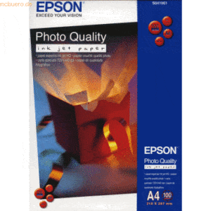 Epson Inkjet-Papier Photo Quality Bright White A4 102g/qm beschichtet