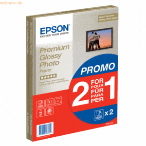 Epson Fotopapier Inkjet A4 glossy 255g/qm VE=2x15 Blatt