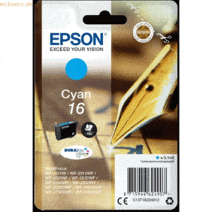 Epson Tintenpatrone Original Epson T1622 cyan