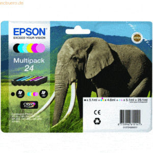 Epson Tintenpatrone Epson Expression Photo XP 750 T2428 BK/C/M/Y/LM/LY