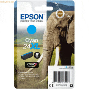 Epson Tintenpatrone Epson T2432 cyan