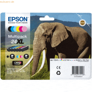 Epson Tintenpatrone Epson Expression Photo XP 750 T2438 BK/C/M/Y/LM/LY