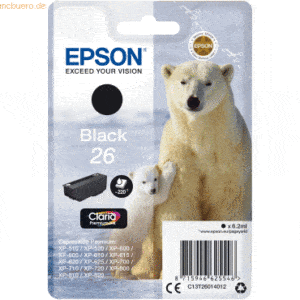 Epson Tintenpatrone Epson T2601 schwarz