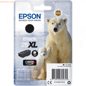 Epson Tintenpatrone Epson T2621 schwarz