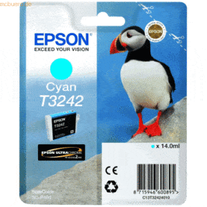 Epson Tintenpatrone Epson Surecolor SC-S 70600 T3242 cyan