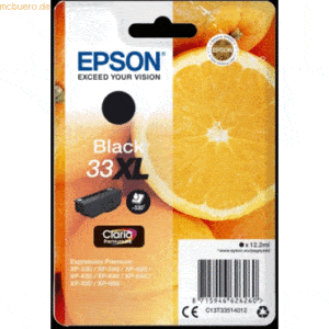 Epson Tintenpatrone Epson Expression Home XP-530 T3351 schwarz High-Ca