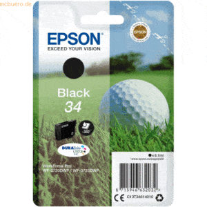 Epson Tintenpatrone Epson T3461 schwarz