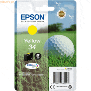 Epson Tintenpatrone Epson T3464 gelb