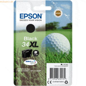 Epson Tintenpatrone Epson T3471 schwarz