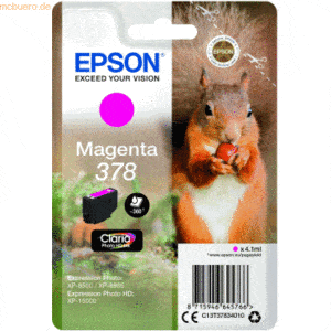 Epson Tintenpatrone Epson 378 magenta
