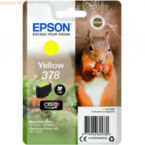 Epson Tintenpatrone Epson 378 gelb