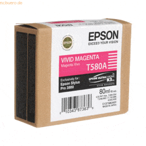 Epson Tinte Original Epson C13T580A00 magenta