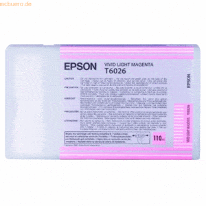 Epson Tinte Original Epson C13T602600 magenta-light