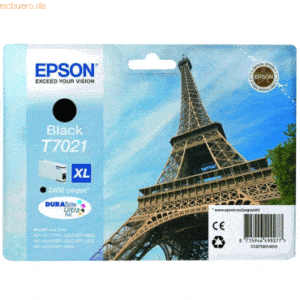 Epson Tintenpatrone Epson T7021 schwarz