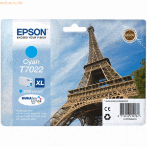 Epson Tintenpatrone Epson T7022 cyan