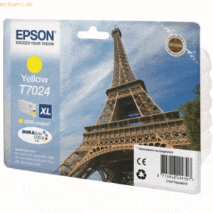 Epson Tintenpatrone Epson T7024 yellow