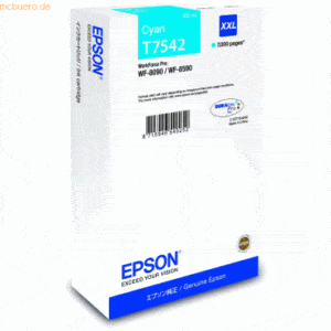 Epson Tintenpatrone Epson Stylus Color 900 T7542 cyan High-Capacity pl