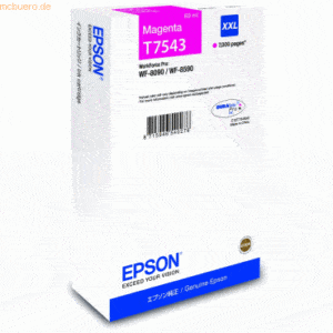 Epson Tintenpatrone Epson Stylus Color 900 T7543 magenta High-Capacity