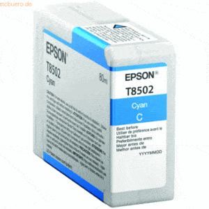 Epson Tintenpatrone Epson Surecolor SC-S 70600 T8502 cyan
