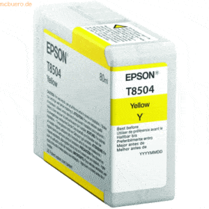 Epson Tintenpatrone Epson Surecolor SC-S 70600 T8504 yellow
