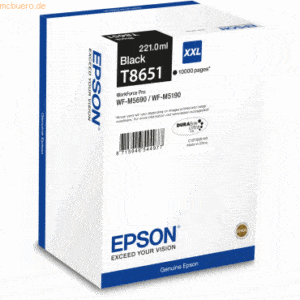 Epson Tintenpatrone Epson Surecolor SC-S 70600 T8651 schwarz