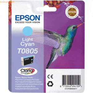 Epson Tintenpatrone Original Epson T0805 cyan hell