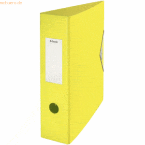 5 x Esselte Ordner Colour'Ice A4 Polyfoam 82mm gelb