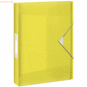 8 x Esselte Ablagebox Colour'Ice A4 PP 40mm gelb
