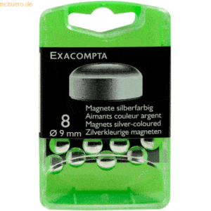 Exacompta Magnete 9mm silber VE=8 Stück