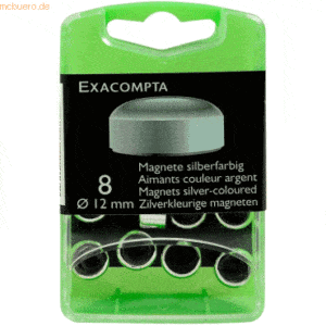 Exacompta Magnete 12mm silber VE=8 Stück