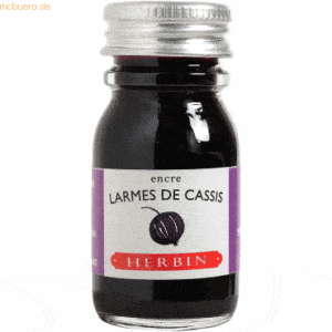 6 x Herbin Füllertinte 10ml cassis