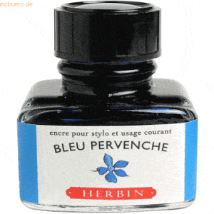 4 x Herbin Füllertinte 30ml Hellblau