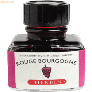 4 x Herbin Füllertinte 30ml burgundrot