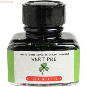 4 x Herbin Füllertinte 30ml Kleegrün
